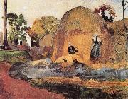 Paul Gauguin Harvest painting